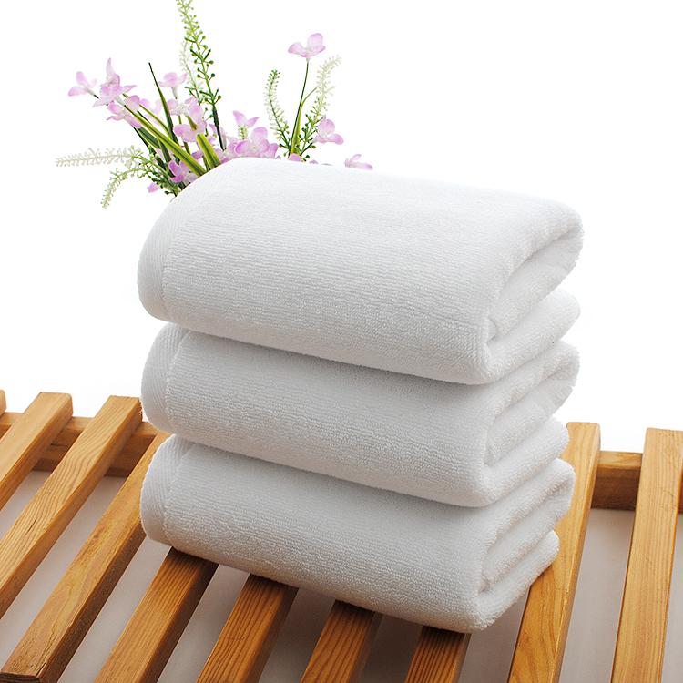 100% Cotton Khách Sạn Thẩm Mỹ Viện Khăn Màu Trắng Khăn Tắm