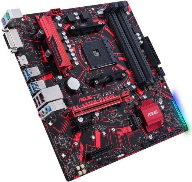 Asus EX A320M Gaming Motherboard Socket Am4 Ddr4, BIOS Updated for 2nd