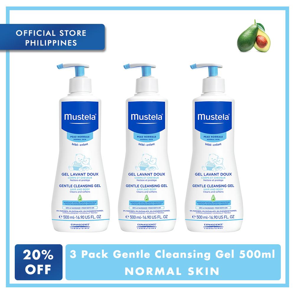 mustela gentle cleansing gel 500 ml