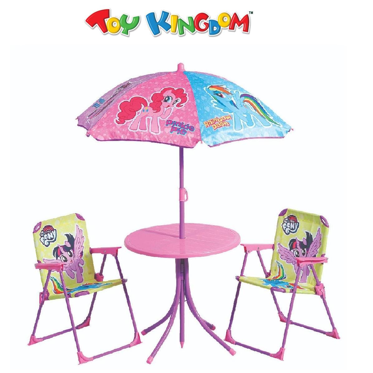 my little pony table and chair set