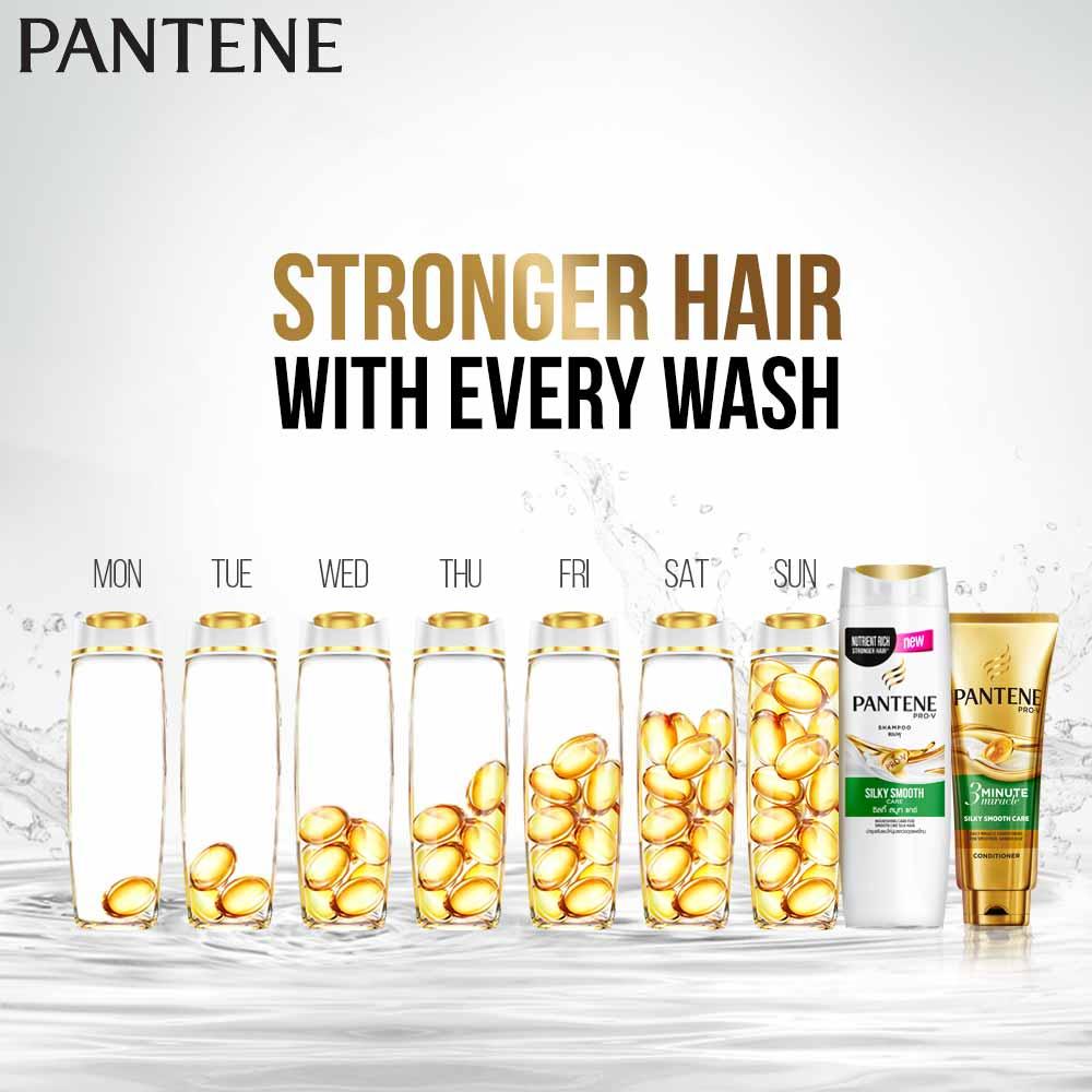 Pantene Silky Smooth Care Shampoo 180mL review and price