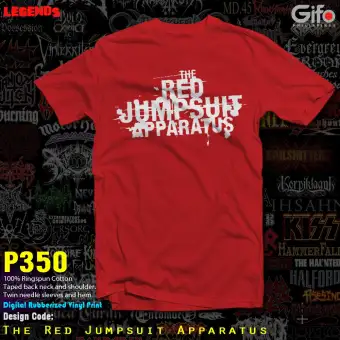 red jumpsuit apparatus t shirt