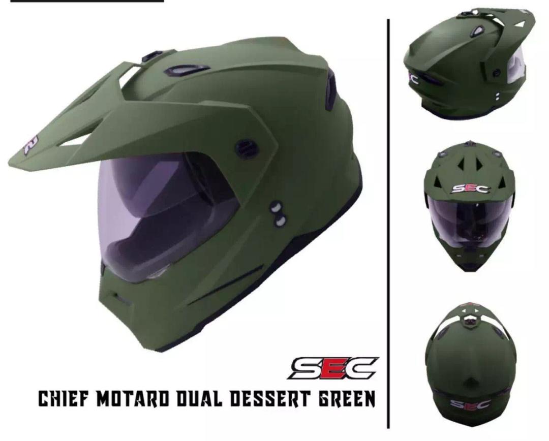 sec chief motard helmet