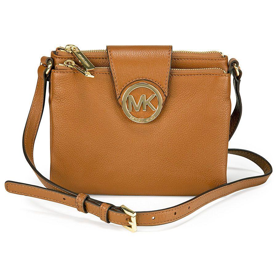 Michael Kors Fulton Large Crossbody Leather Luggage | Lazada PH