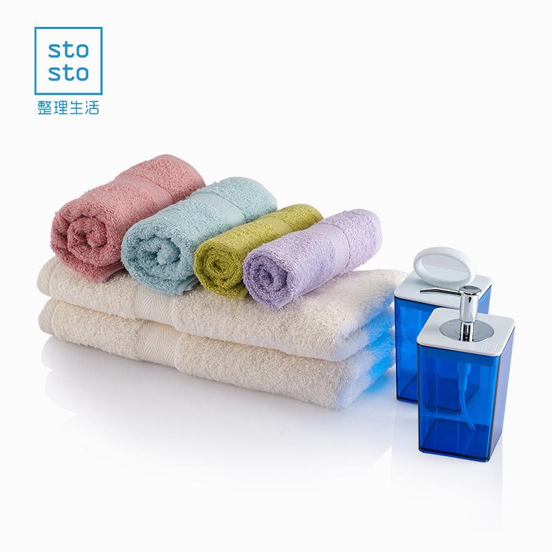 Stosto Cotton Chất Lượng Cao Rửa Mặt Người Lớn Khăn Khô Khăn Thấm Nước Khăn Mặt