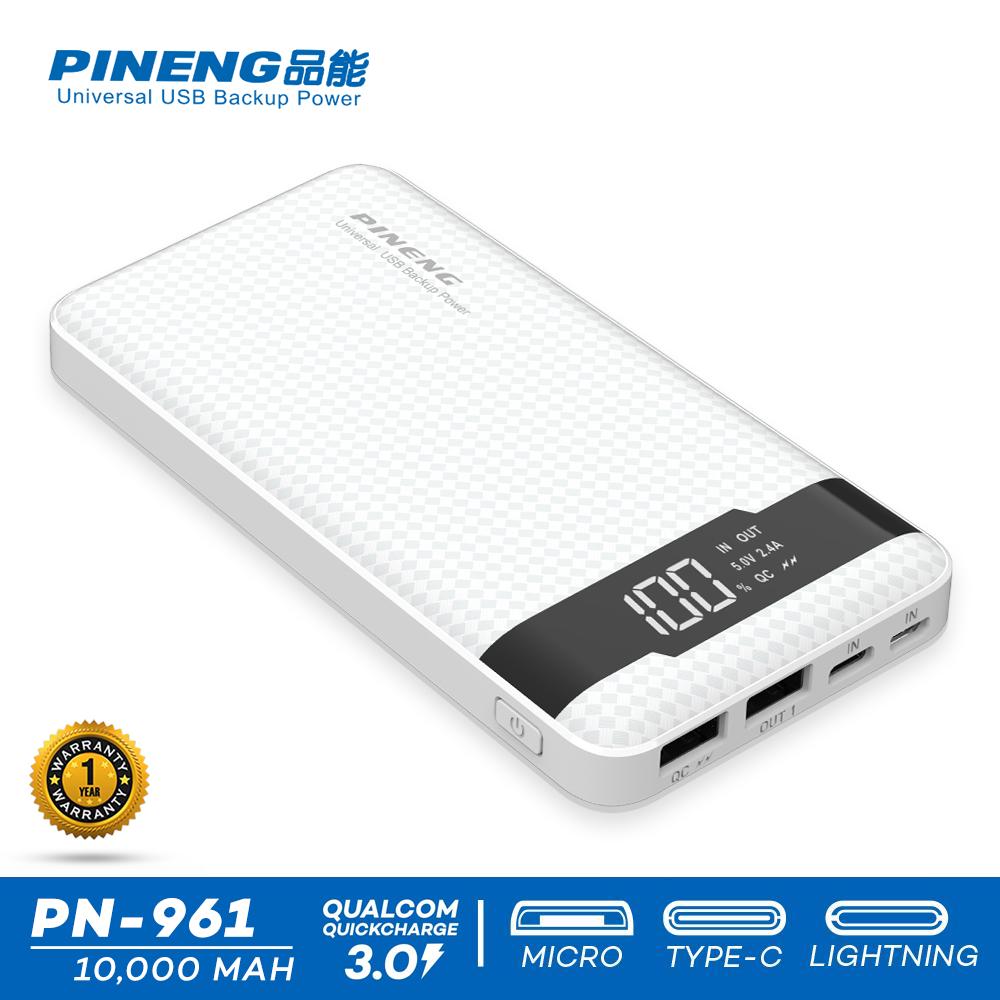 Pineng PN-961 10000mAh Qualcomm Quick Charge Dual Output Powerbanks