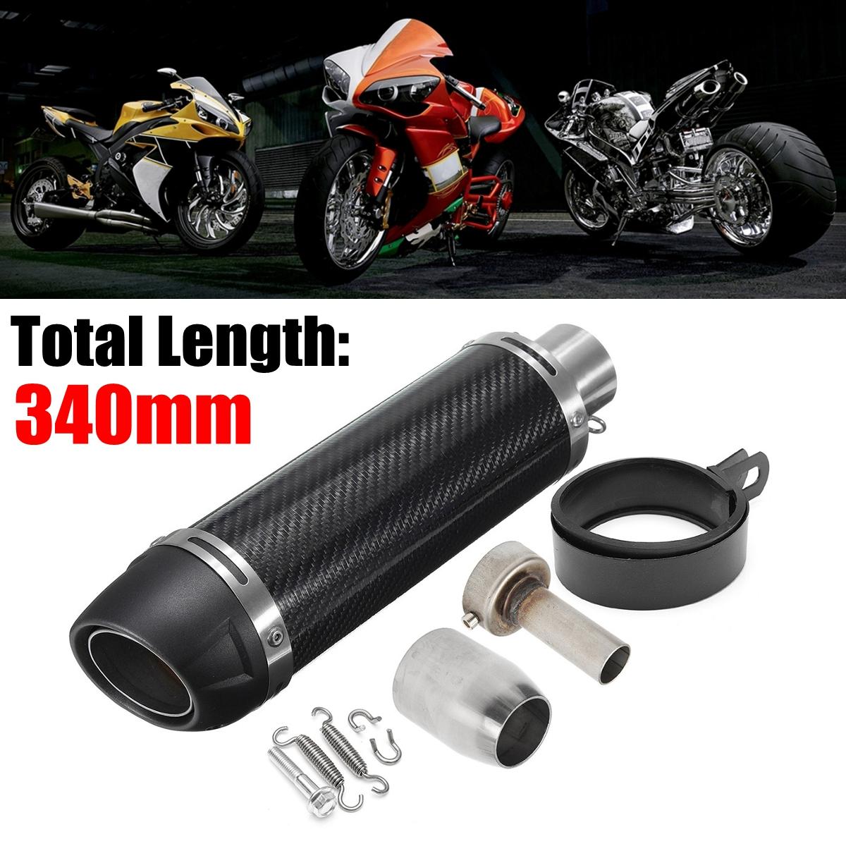 Pipe Silencer Universal for Motorcycle Scooter ATV 51mm Exhaust Muffler