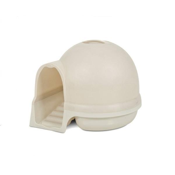 Petmate Booda Dome Clean Step Cat Litter Box, 95% Recycled, Titanium