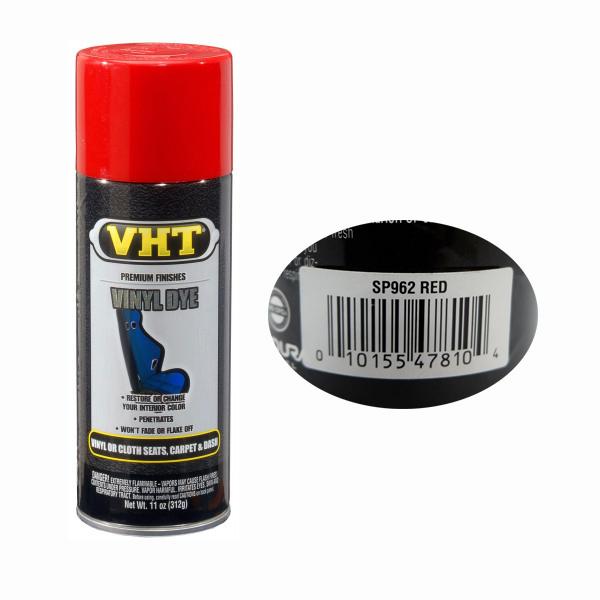 Vht Vinyl Dye Spray Paint Avail In Red Black Satin Buckskin Tan Satin Charcoal Gray