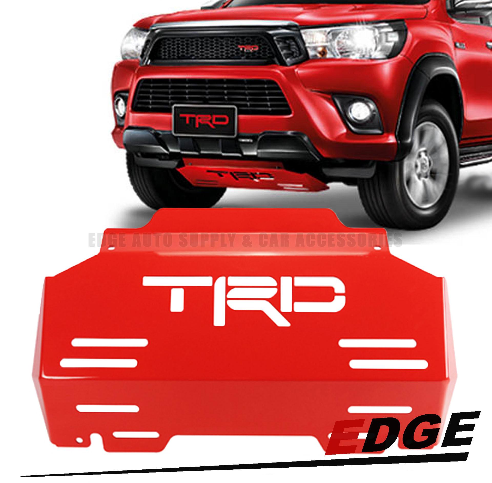 (Red) Toyota TRD Skid Plate for Fortuner 2016 2017 2018 Sump Guard Bash