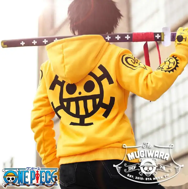 One Piece Anime Trafalgar Law Hoodies Sweatshirt Jacket Lazada Ph