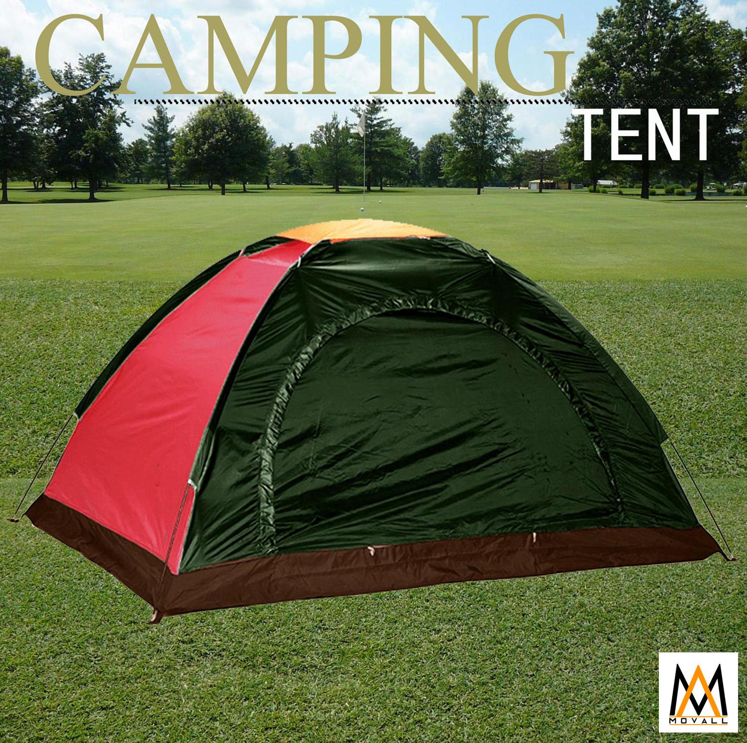 6-Person Dome Camping Tent (Multicolor)