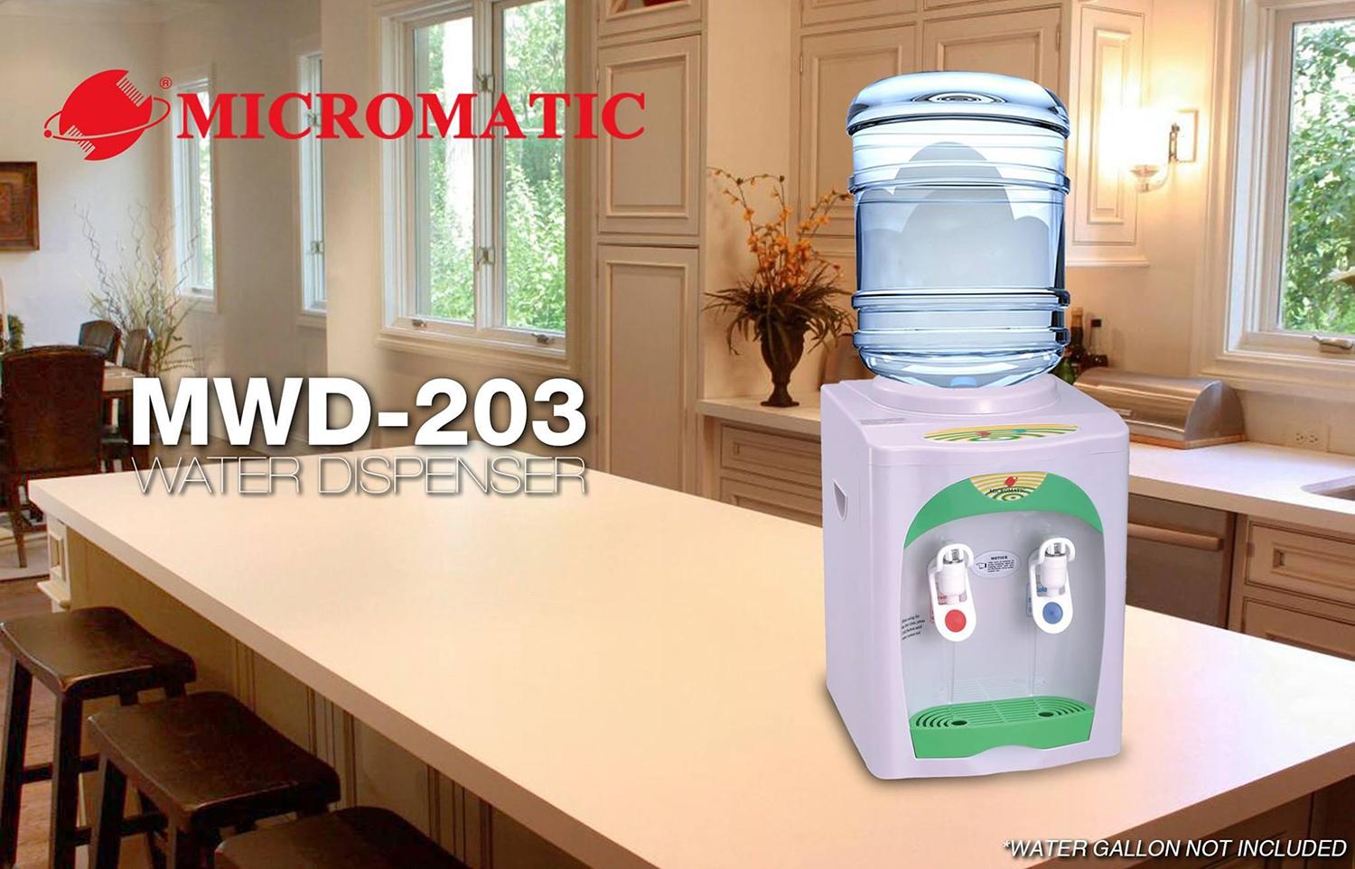 Micromatic MWD203 Table Top Electric Water Dispenser review and price