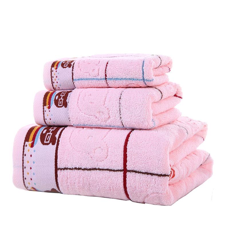 Cặp Đôi Hoạt Hình 100% Cotton Người Lớn Nam Giới Và Phụ Nữ Khăn Mặt Khăn Tắm