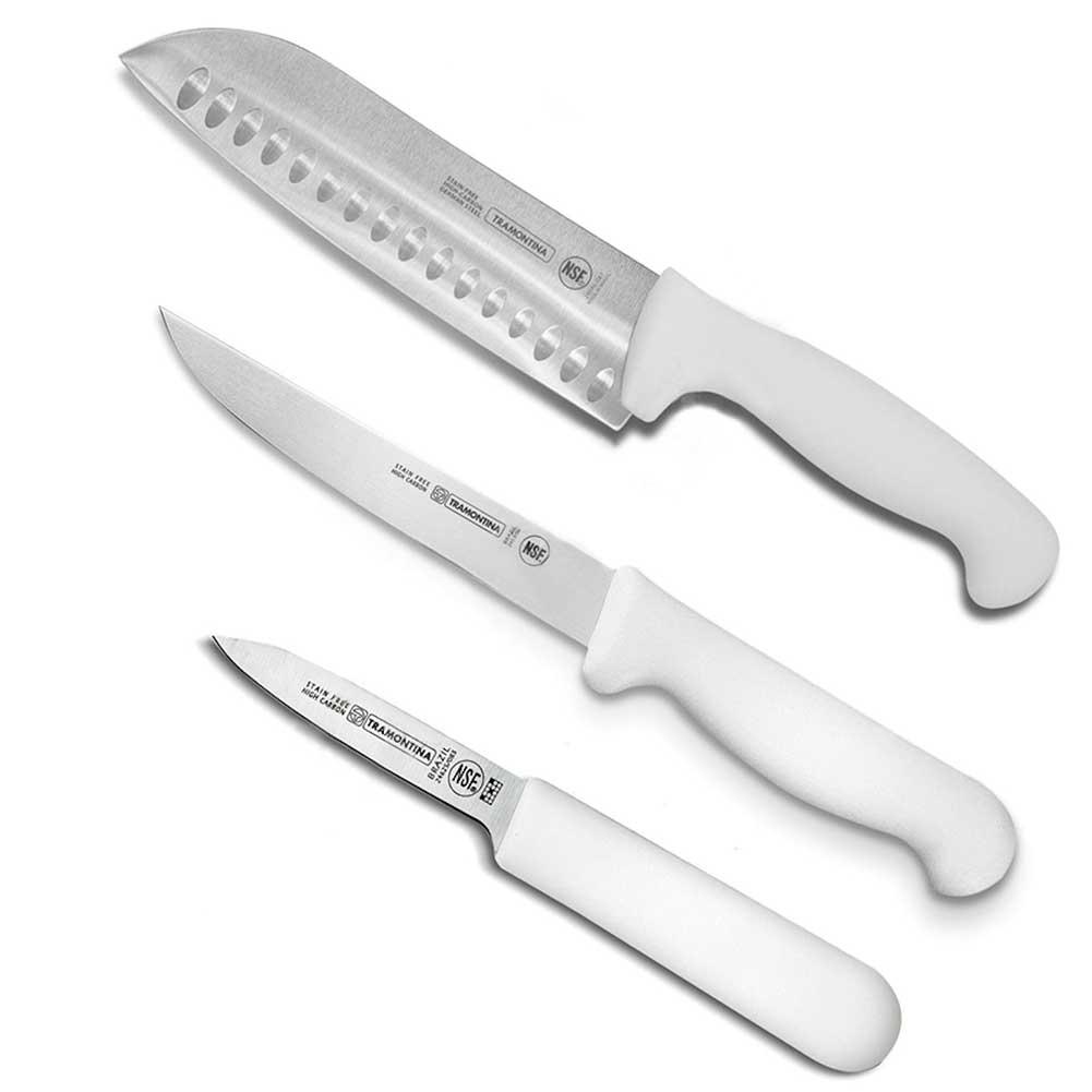 Tramontina Proline 3 Piece Cook S Knives Set Imported Lazada Ph