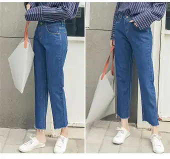 white high waisted capri pants