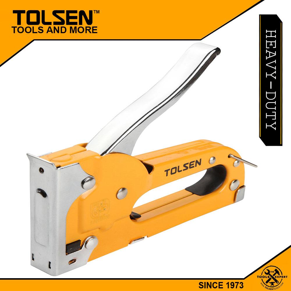 Tolsen Heavy Duty Gun Tacker Staple Gun (48mm 5/32"5/16") 43022