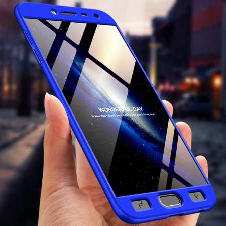 W-Toy For Samsung J4 2018 Ultra Slim 360 Degree Non-slip Shockproof Full Protective Case Style:Samsung J4 2018