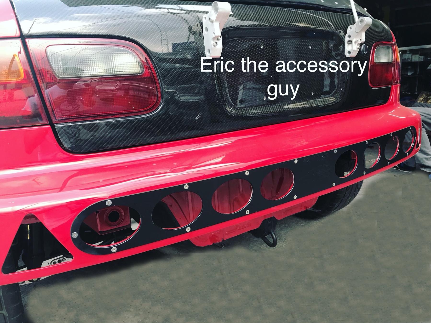 Speedholes for Rear bumpers(black) Lazada PH