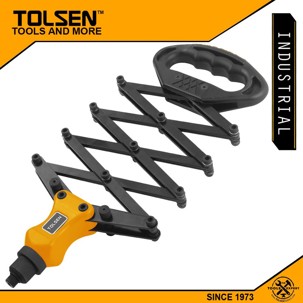 Tolsen Heavy Duty Folding Hand Riveter (10-32