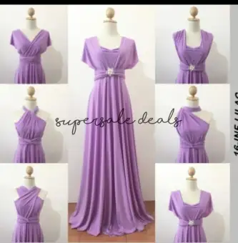 infinity dress lilac