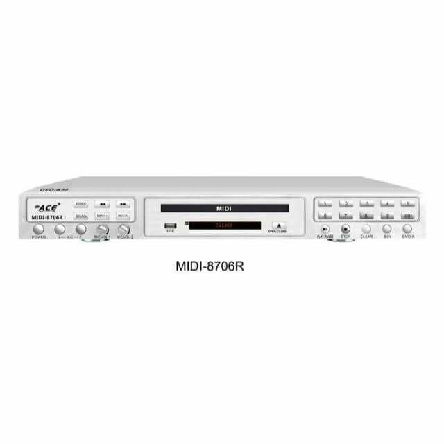Ace MIDI-8706 Karaoke/DVD Player with Games and Radio