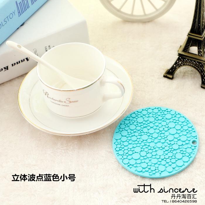 Mốt Thời Thượng Silicone Dày Sưởi Ấm Lót Cốc Tấm Lót Đĩa Ăn