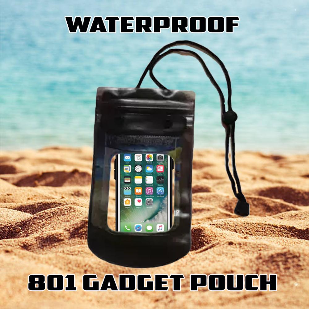 ET-801 Water Proof Bag with Underwater Back Cover Case for Smart Phones (Black)