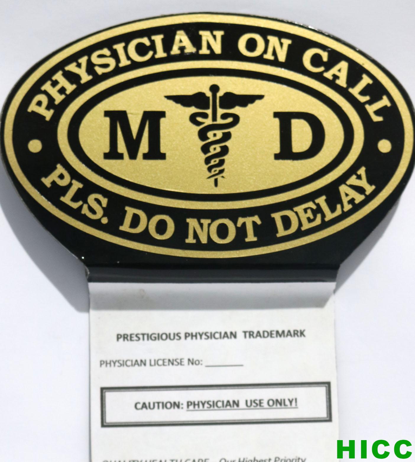PHYSICIAN MD CAR EMBLEMS (BLACKGOLD) Lazada PH