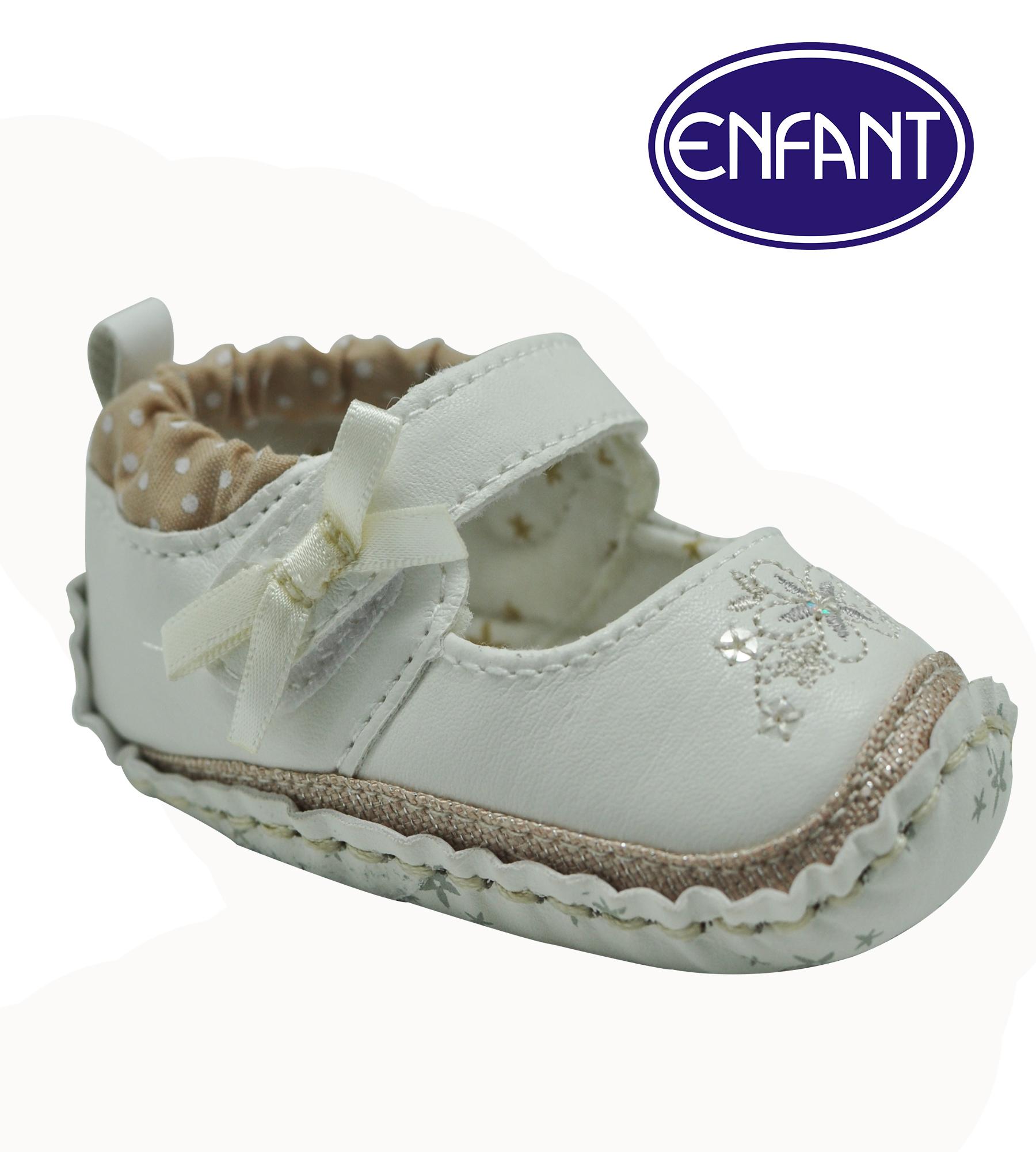 Enfant Baby Girl Shoes (Cream): Buy 