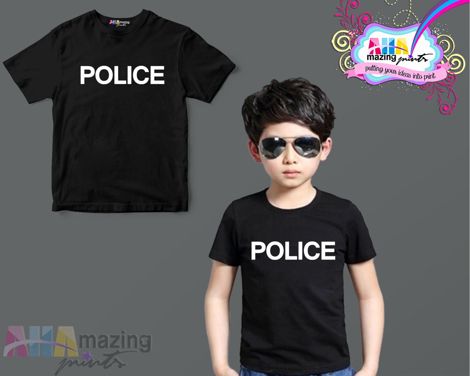 police shirts for toddlers