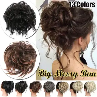 13 Colors Fashion Elastic Band Hair Accessories Wrap On Hair Piece