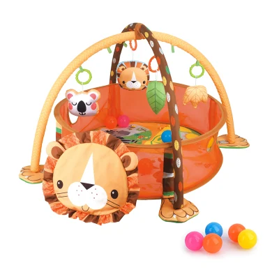 LION 3 in 1 Grow with me Activity Gym and Ball Pit Baby Play mat