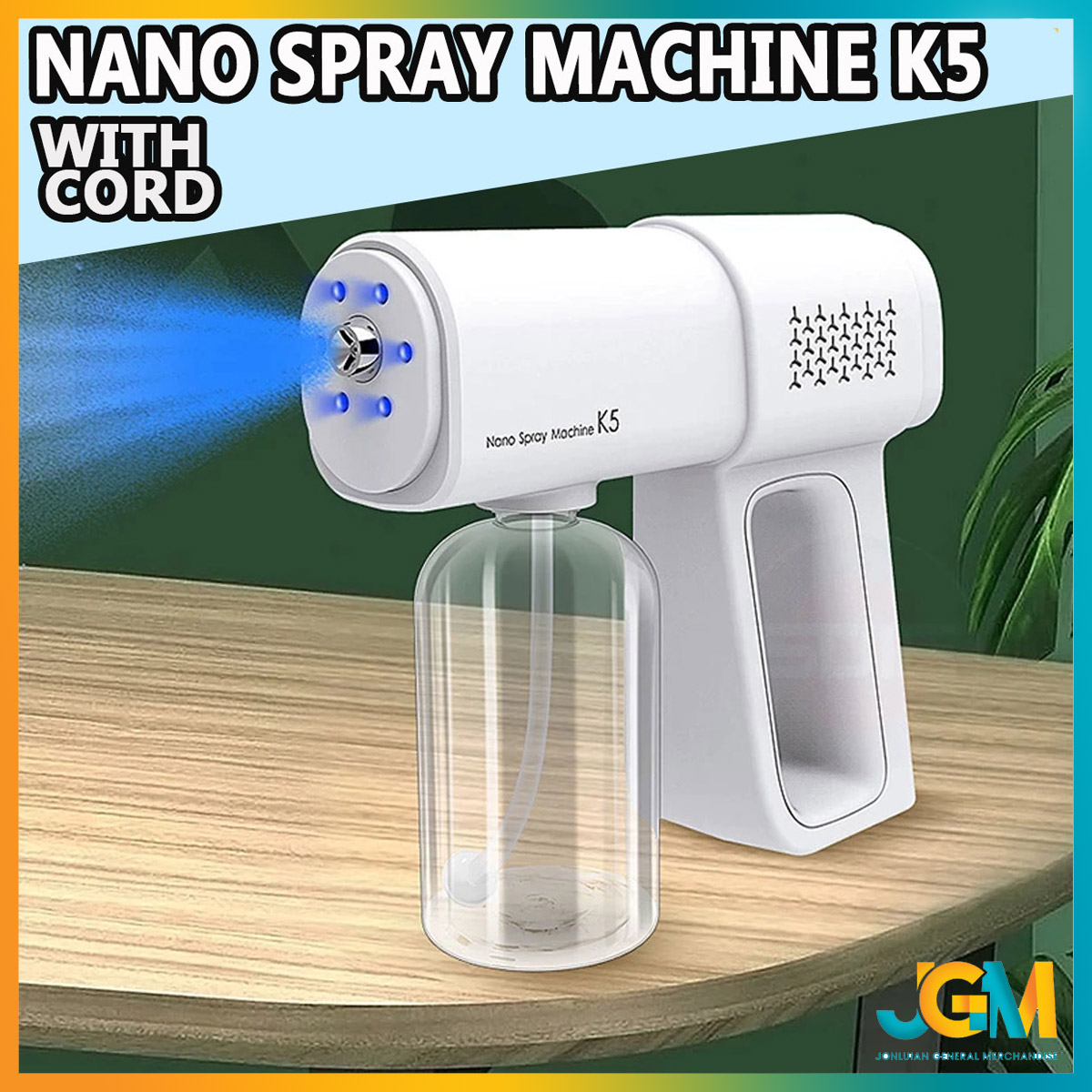 K5 Blue Nano Atomizers Fog Machine Disinfectant Portable UV