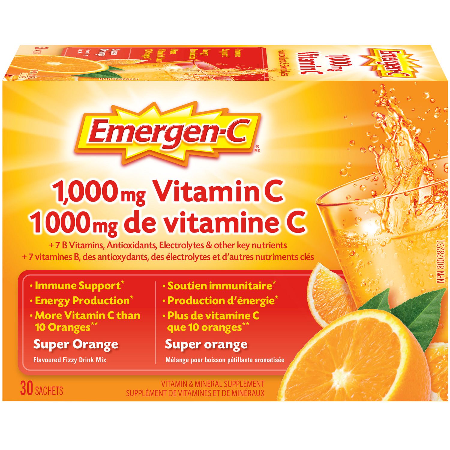 Emergen C 1000mg Vitamin C 30 Sachets Lazada Ph