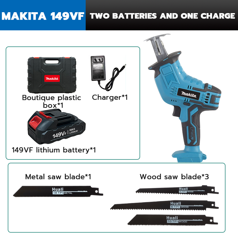Makita Cordless Reciprocating Saw portable multifunction gardening tool original cordless