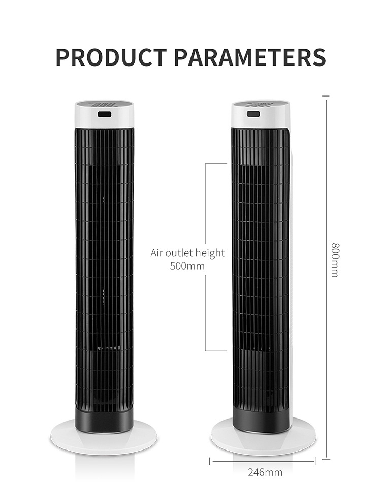 Tower fan With remote control with aircooler inverter Bladeless