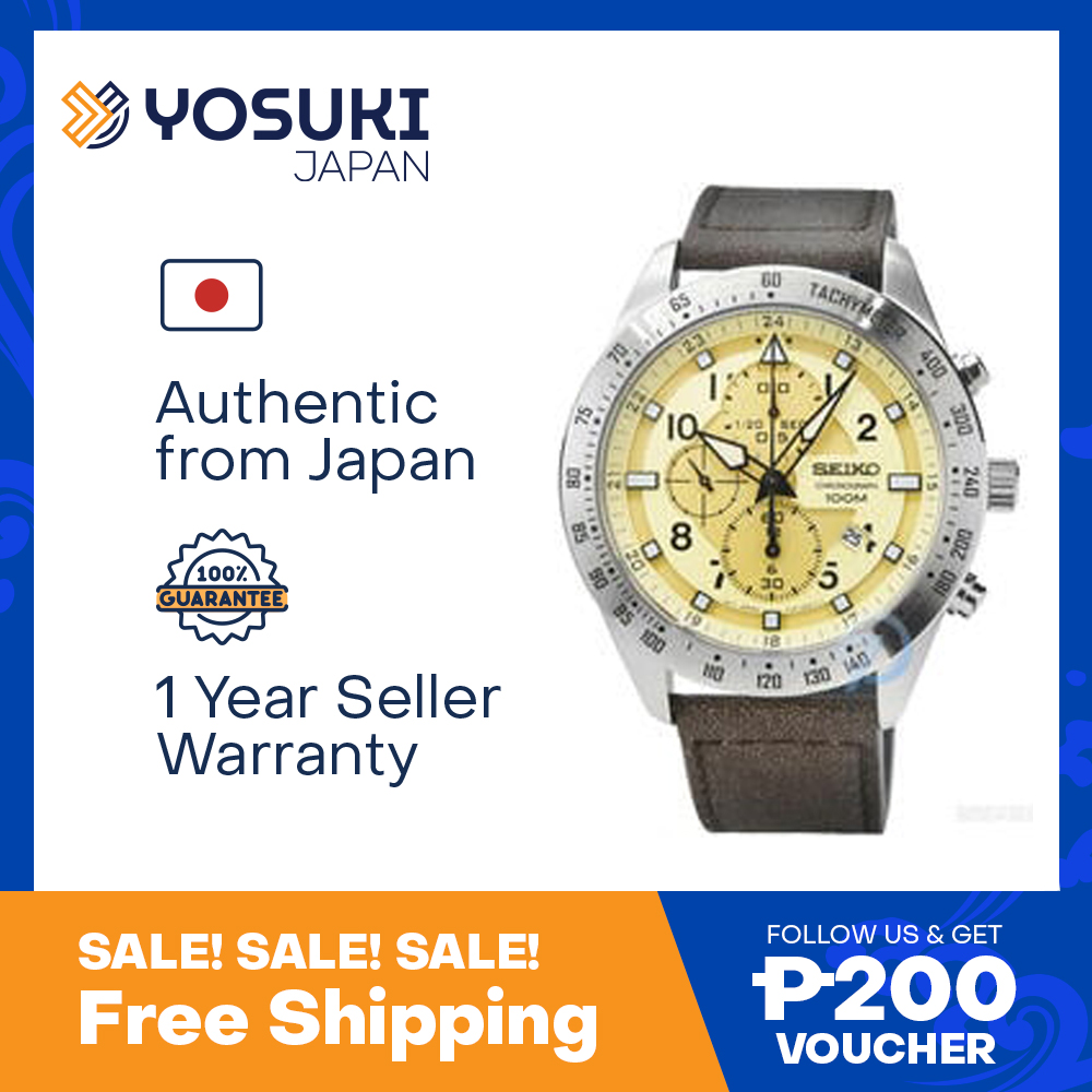 SEIKO SNDH43P1 SNDH43P Criteria Chronograph Tachymeter Lumi Bright