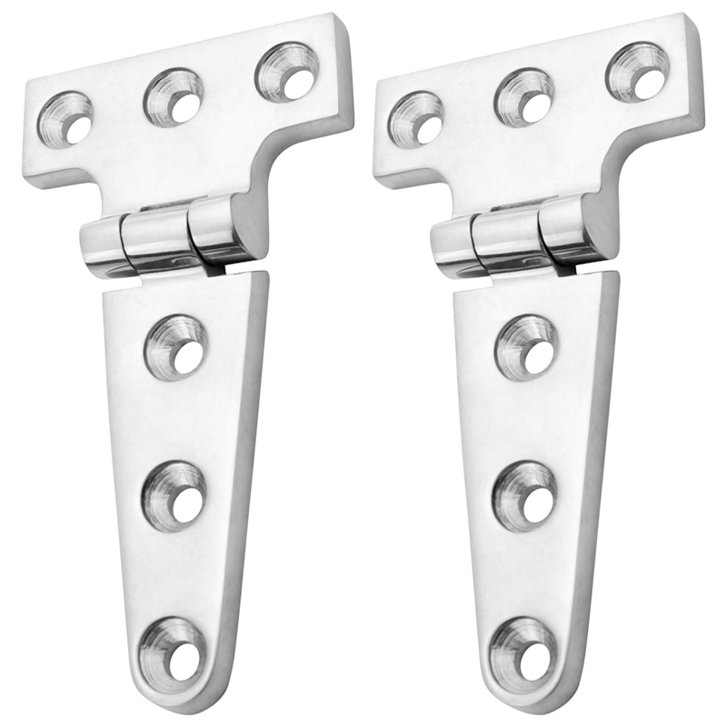 2 PCS Heavy Duty T Hinge 316 Stainless Steel Marine Grade Casting Hinge