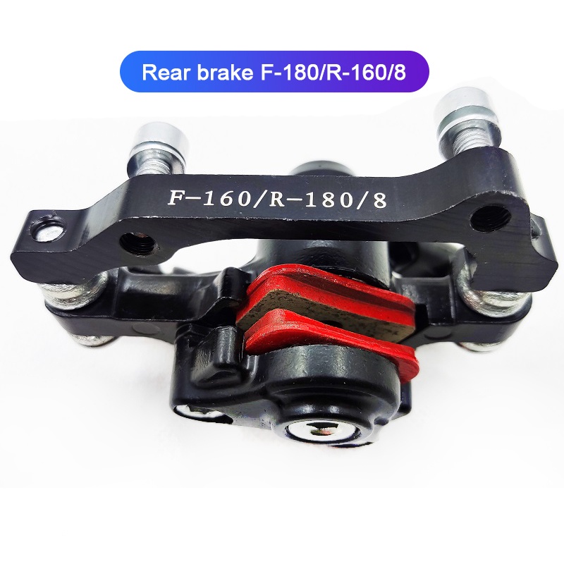 【Ready Stock】JEDERLO Solid Bike Disc Brake Caliper R160/F180 Rotor Disc