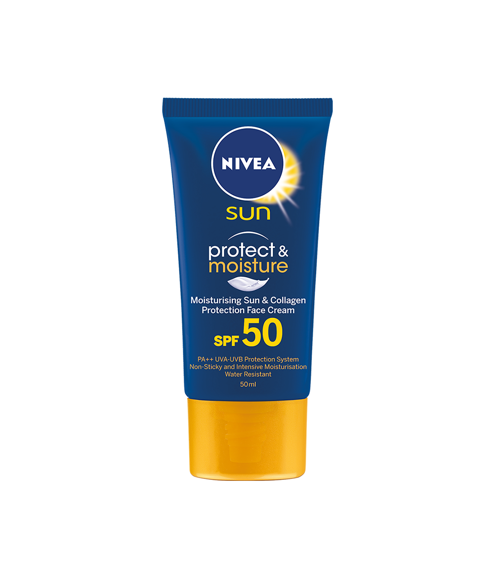 NIVEA Sun Protect Moisture Facial Cream SPF50 50ml | Lazada PH