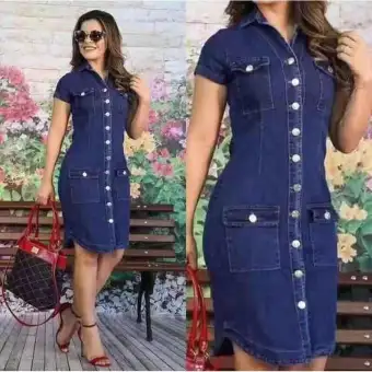 lazada denim dress