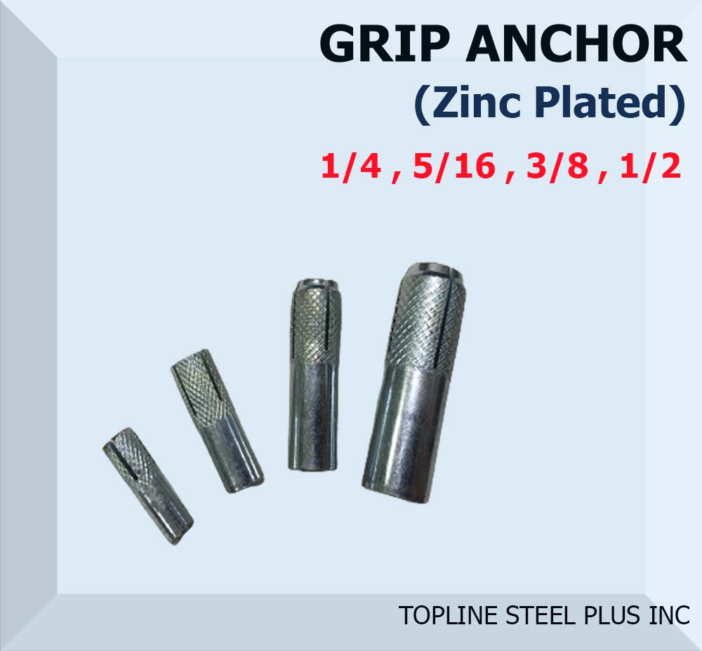 Grip Anchor 1/4 to 1/2 inches Lazada PH