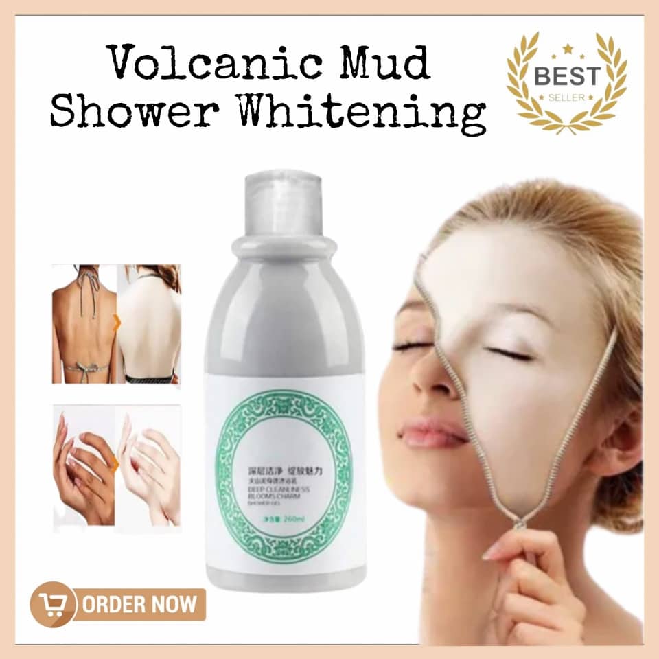 ORIGINAL Volcanic Mud Shower whitening mud Whole Body Wash Fast