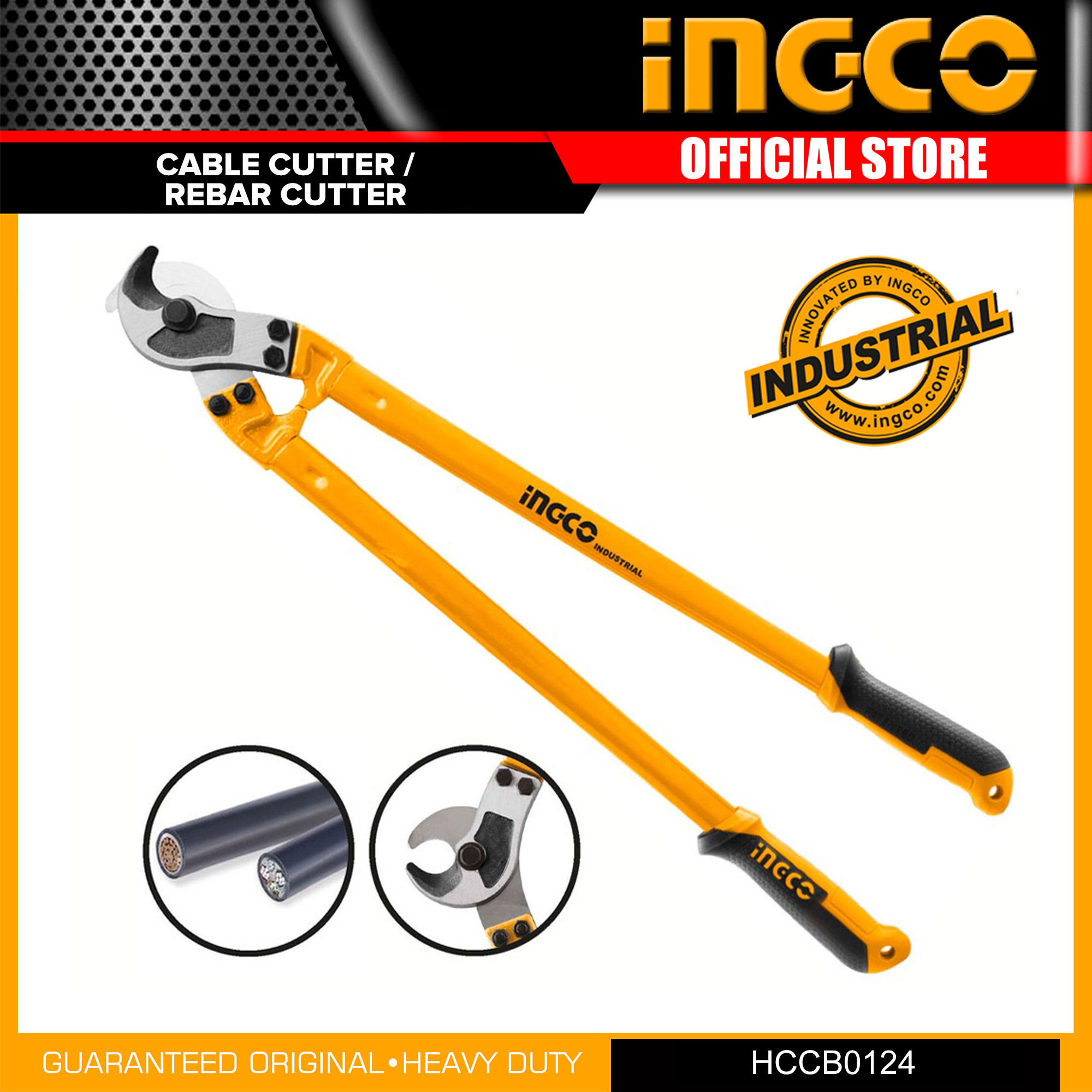 INGCO Cable Cutter / Mall Cutter / Rebar Cutter 24" 65Mn HCCB0124 IHT
