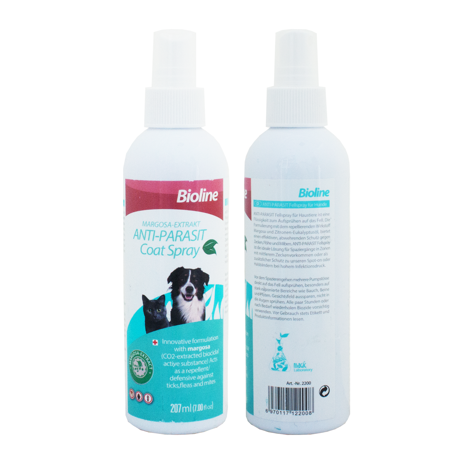 Bioline Tick & Flea Spray for Dogs & Cats (Antiparasite Coat) Lazada PH