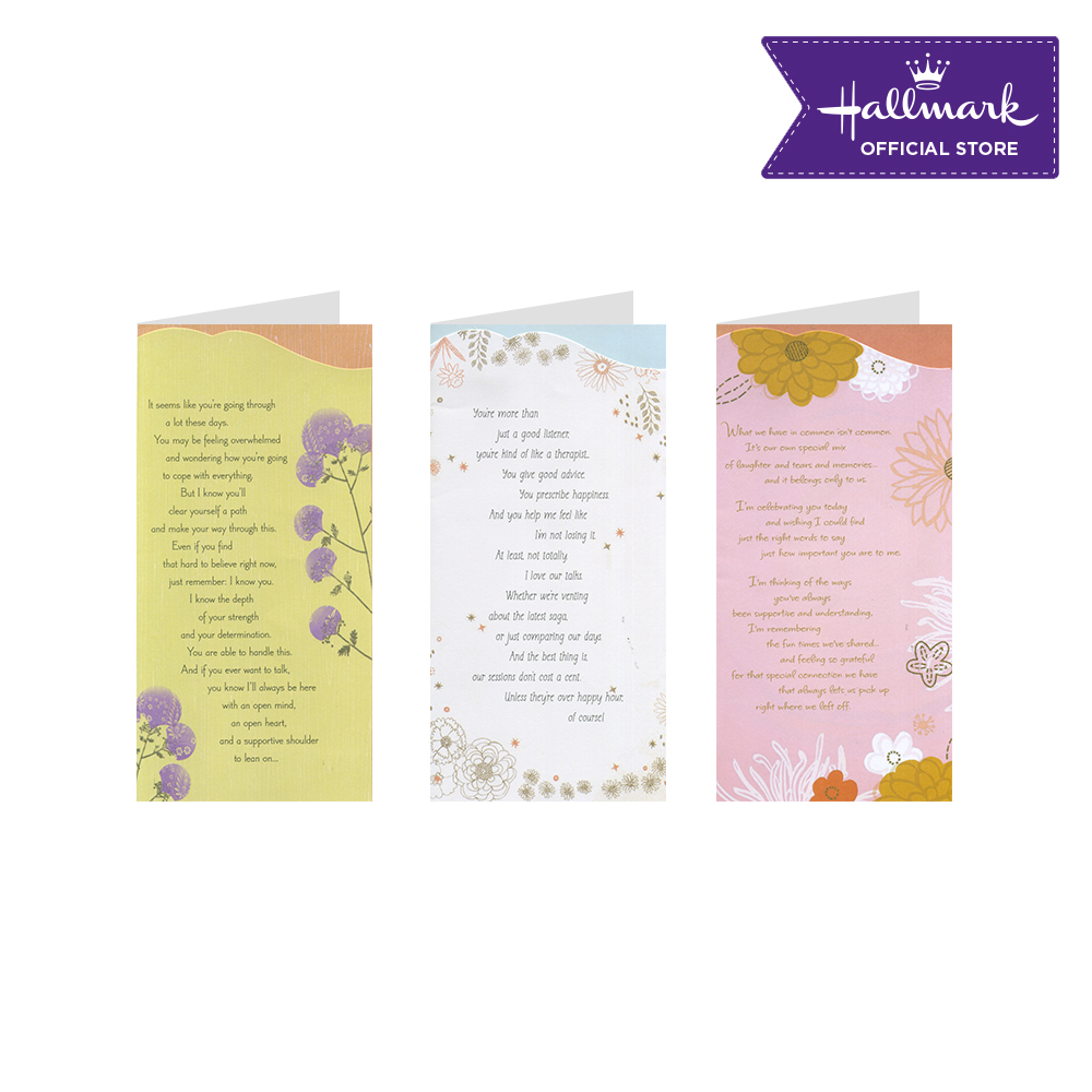 Hallmark Assorted Friendship Greeting Cards Between You And Me Set A 3 Pcs Cards And Envelopes Lazada Ph