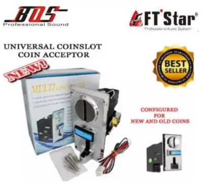F.T Universal Latest SUKI Coin Selector Coinslot Acceptor Multi Coin Selector for PISO PisoWiFi PisoNet Coin Slot