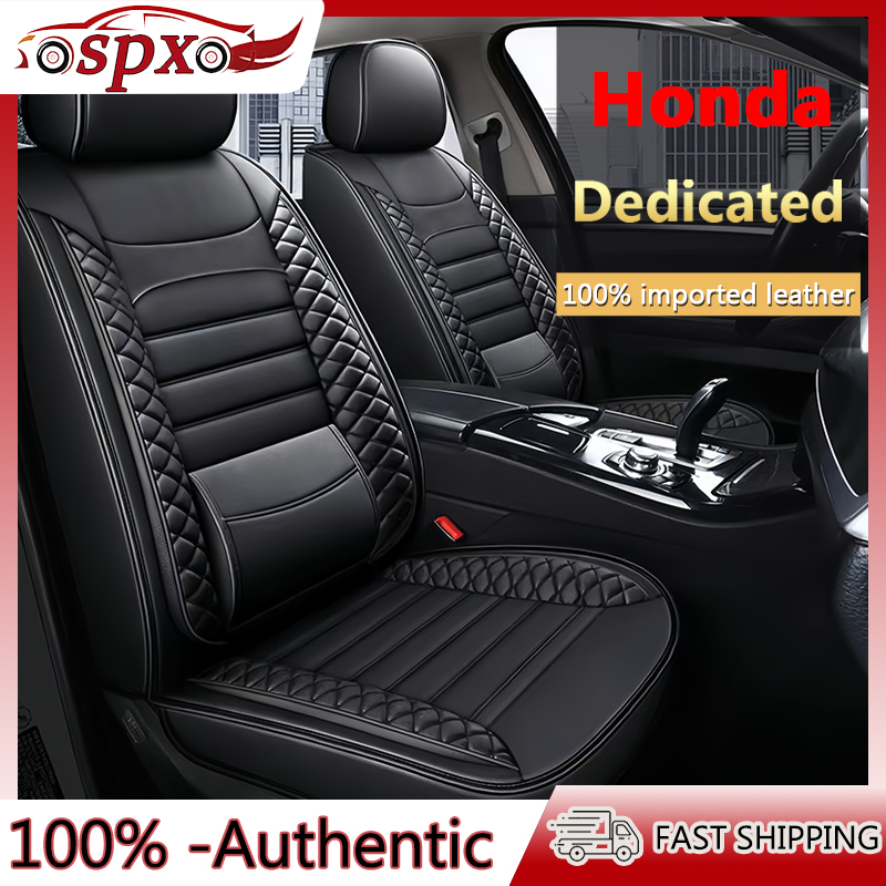 Honda Civic, City, Jazz,Accord, CR-V, HRV Leather Car seat cover set full  car five-seater fully surrounded seat protector Honda interior accessories