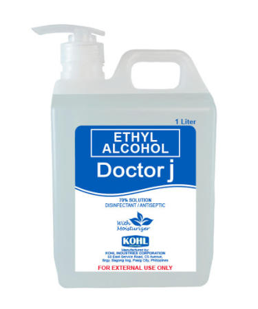 Doctor J 70% Ethyl Alcohol 1L Pump